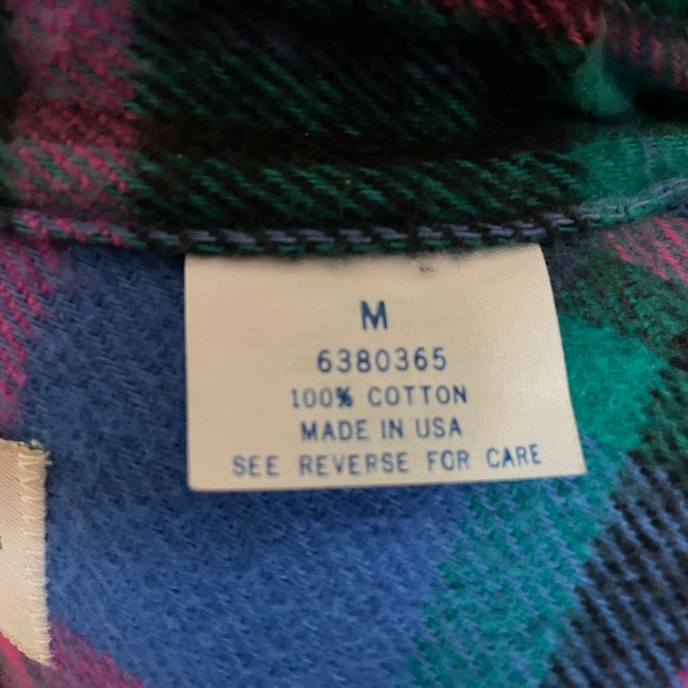 Vintage Gander Mountain Womens Flannel Long Sleeve Medium - Picture 8 of 10